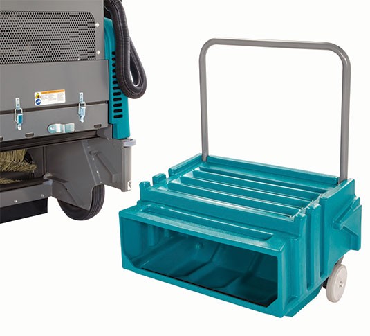 6100 Varredora de pavimentos subcompacta de condutor sentado a bateria alt 7